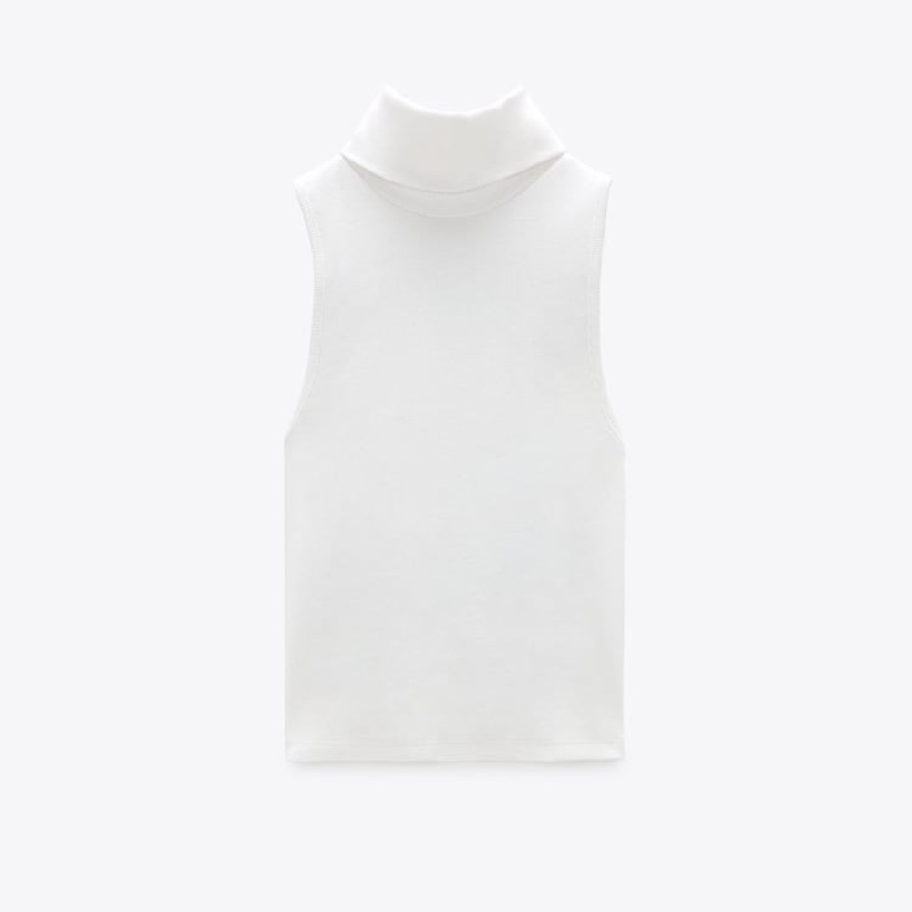 Zara TURTLENECK KNIT TOP